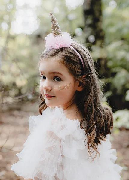 Grote foto unicorn headband with frill 11 x 25 cm mix verzamelen overige verzamelingen