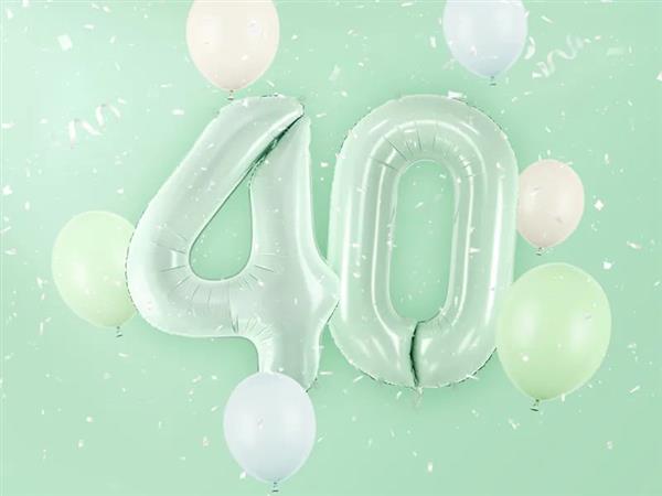 Grote foto foil balloon number 4 72cm green verzamelen overige verzamelingen