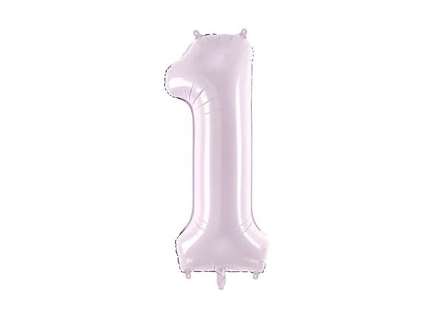 Grote foto foil balloon number 1 72cm purple verzamelen overige verzamelingen