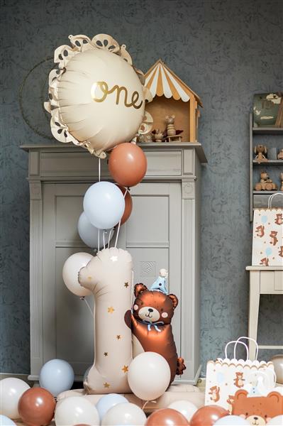 Grote foto foil balloon lozenge with ruffle one 51.5x51.5 cm mix verzamelen overige verzamelingen