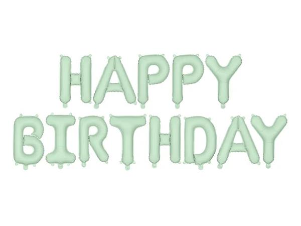 Grote foto foil balloon happy birthday 340x35cm green verzamelen overige verzamelingen
