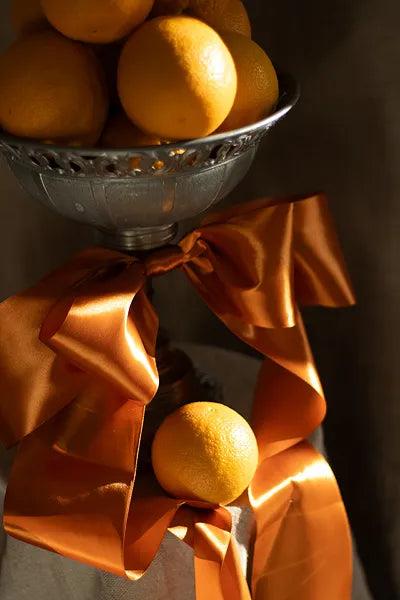 Grote foto satin ribbon rusty 100mm 25m verzamelen overige verzamelingen