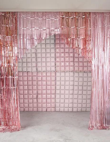 Grote foto foil balloon curtain double sided light pink 55 x 110 cm verzamelen overige verzamelingen