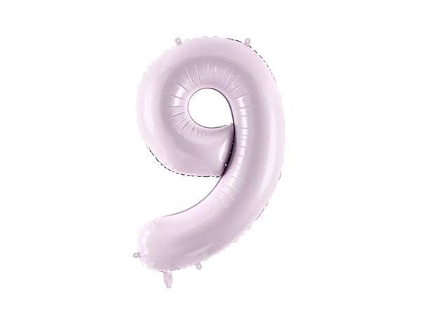 Grote foto foil balloon number 9 72cm purple verzamelen overige verzamelingen