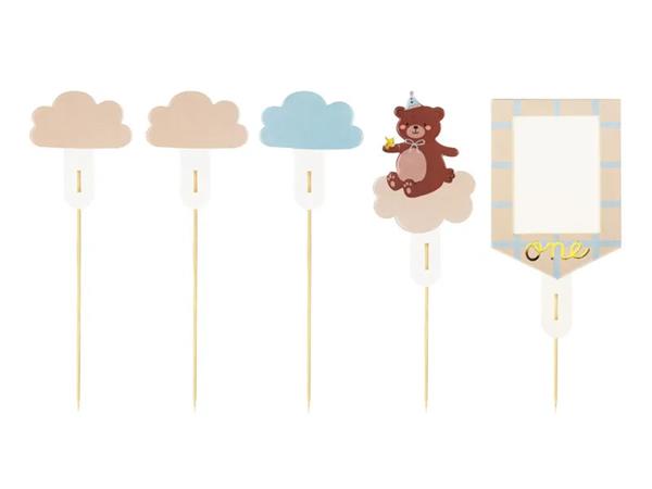 Grote foto cake toppers teddy bear mix 12 14 cm verzamelen overige verzamelingen