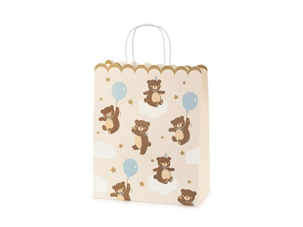 Grote foto gift bag teddy bears mix 26x32.5x13 cm verzamelen overige verzamelingen