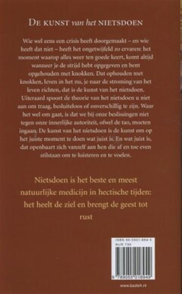 Grote foto de kunst van het nietsdoen boeken overige boeken