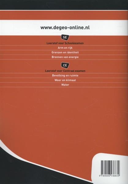 Grote foto de geo werkboek se 3 4 vmbo kgt grenzen en identiteit boeken overige boeken