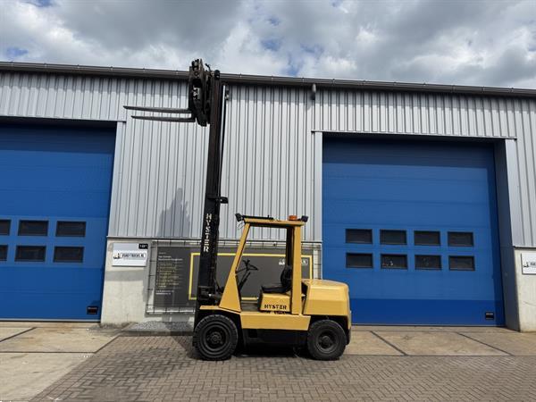 Grote foto vs 22227 duplex diesel heftruck hyster 4ton 4300mm rotator agrarisch heftrucks