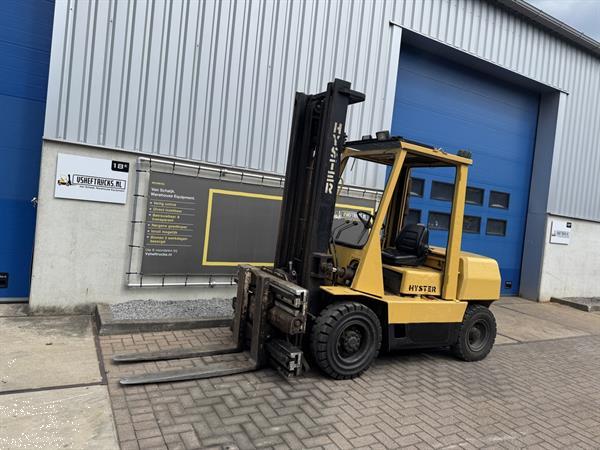 Grote foto vs 22227 duplex diesel heftruck hyster 4ton 4300mm rotator agrarisch heftrucks