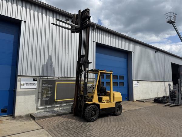 Grote foto vs 22227 duplex diesel heftruck hyster 4ton 4300mm rotator agrarisch heftrucks