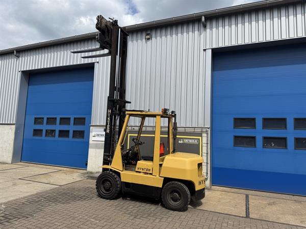 Grote foto vs 22227 duplex diesel heftruck hyster 4ton 4300mm rotator agrarisch heftrucks