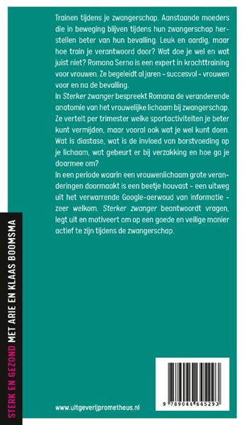 Grote foto sterker zwanger sterk en gezond met arie en klaas boomsma boeken hobby en vrije tijd
