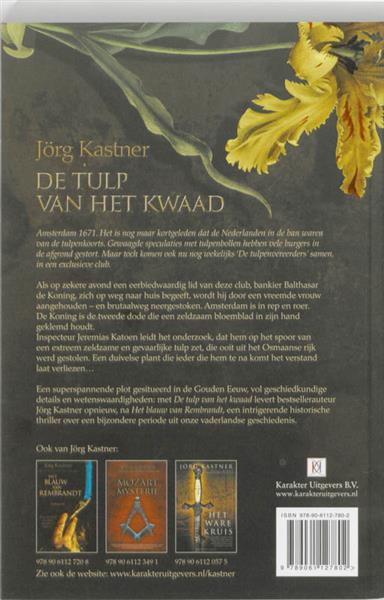 Grote foto de tulp van het kwaad boeken thrillers