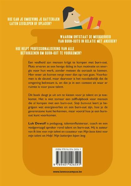 Grote foto stop burn out boeken overige boeken