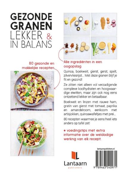 Grote foto gezonde granen boeken kookboeken