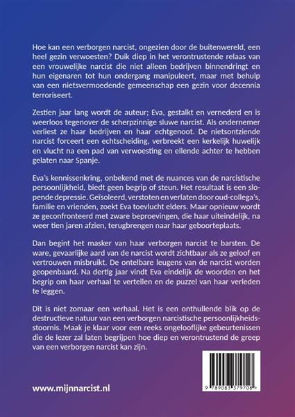 Grote foto in de schaduw van het narcistisch doolhof mijn narcist 1 boeken overige boeken