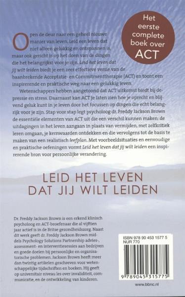 Grote foto leid het leven dat jij wilt leiden boeken psychologie