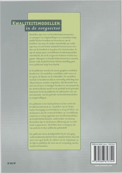 Grote foto kwaliteitsmodellen in de zorgsector boeken wetenschap