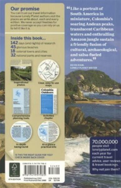 Grote foto colombia 6e lonely planet boeken overige boeken