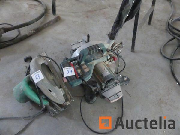 Grote foto verstekzaag cirkelzaag doe het zelf en verbouw gereedschappen en machines