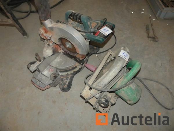 Grote foto verstekzaag cirkelzaag doe het zelf en verbouw gereedschappen en machines
