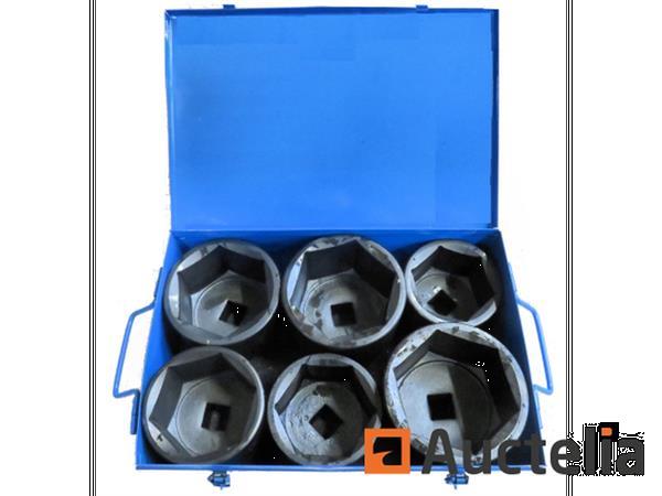 Grote foto 6 dlg zware krachtdoppenset 1 80 105mm doe het zelf en verbouw gereedschappen en machines