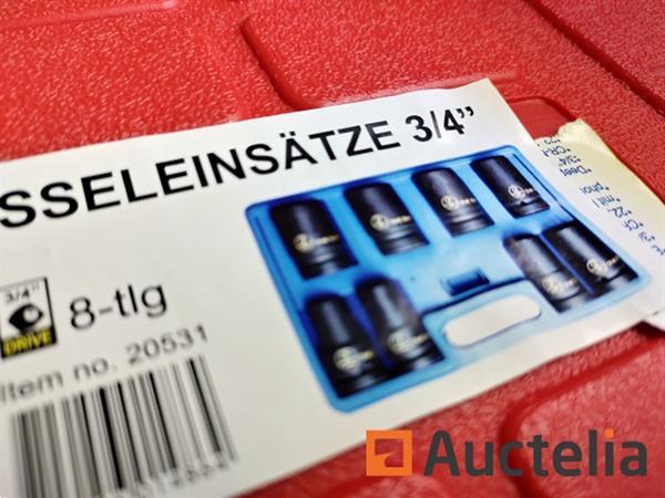 Grote foto gp werkstatt doppenset kracht 3 4 8 dlg doe het zelf en verbouw gereedschappen en machines