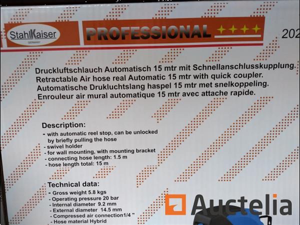Grote foto luchtslanghaspel 15 meter 20 bar doe het zelf en verbouw gereedschappen en machines