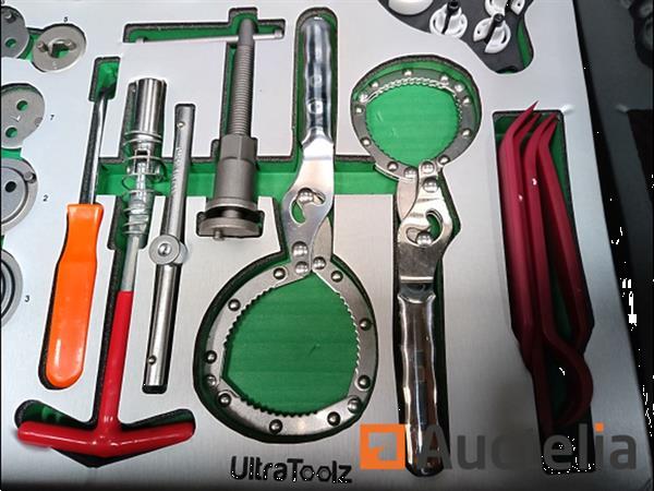 Grote foto gereedschapswagen ultra toolz green 7 7 1 doe het zelf en verbouw gereedschappen en machines