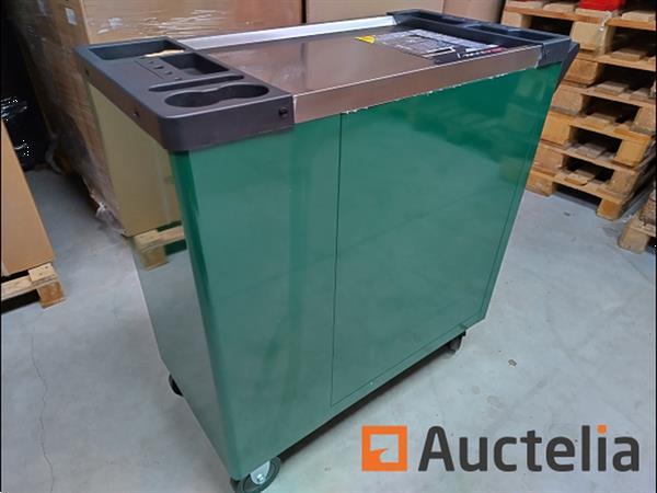 Grote foto gereedschapswagen ultra toolz green 7 7 1 doe het zelf en verbouw gereedschappen en machines