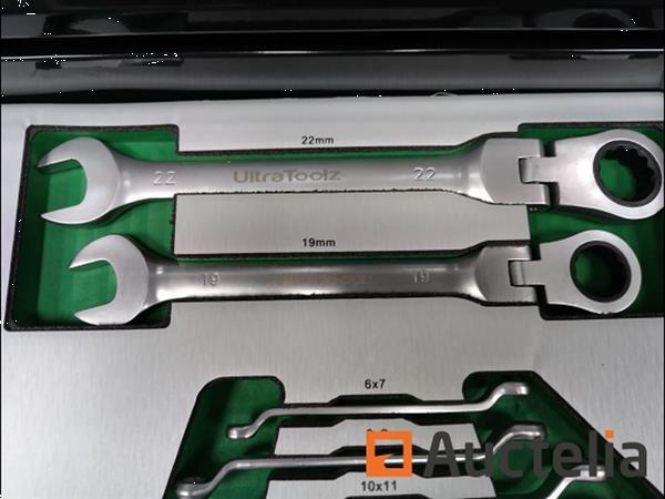 Grote foto gereedschapswagen ultra toolz green 7 7 1 doe het zelf en verbouw gereedschappen en machines