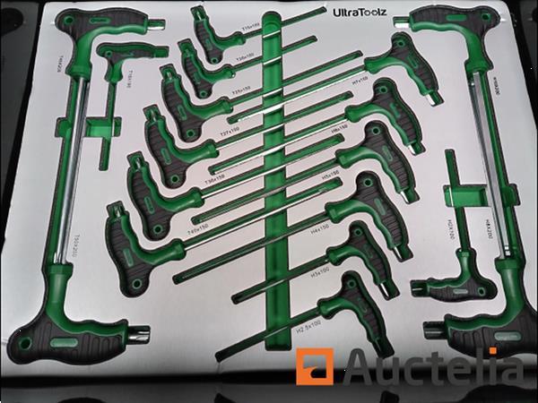 Grote foto gereedschapswagen ultra toolz green 7 7 1 doe het zelf en verbouw gereedschappen en machines