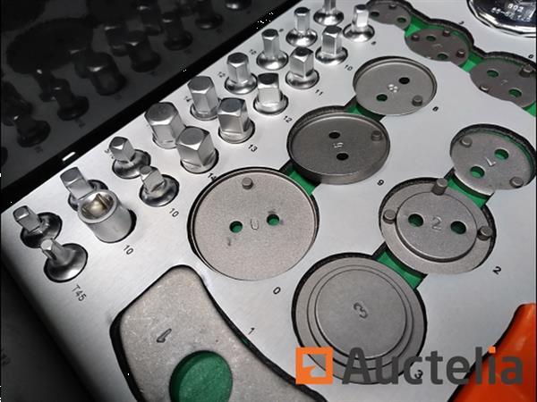 Grote foto gereedschapswagen ultra toolz green 7 7 1 doe het zelf en verbouw gereedschappen en machines