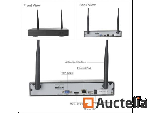 Grote foto wifi cctv camera beveiligingset draadloos met 4 cameras nachtzicht doe het zelf en verbouw gereedschappen en machines