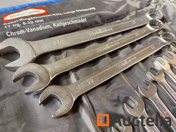 Grote foto 17 dlg steek ringsleutelset doe het zelf en verbouw gereedschappen en machines