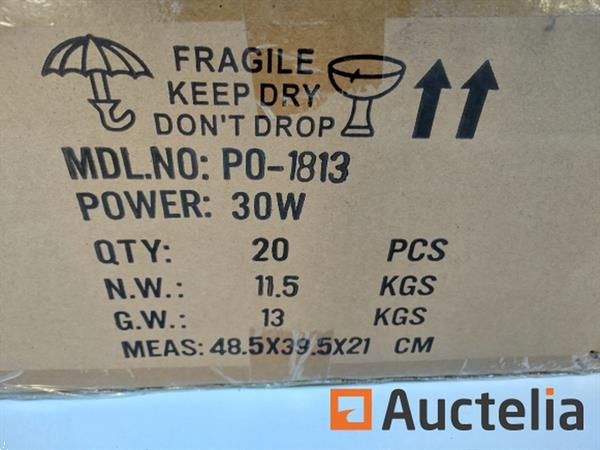 Grote foto 20x ongebruikt 30w led smd floodlight doe het zelf en verbouw gereedschappen en machines