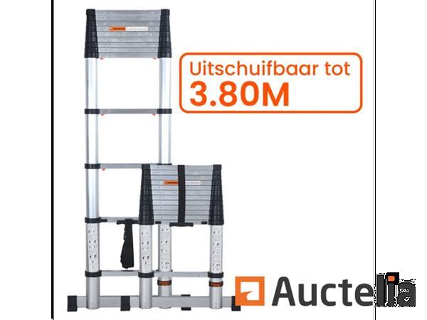 Grote foto telescopische ladder 380cm doe het zelf en verbouw gereedschappen en machines