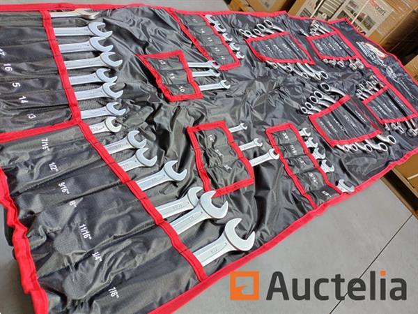 Grote foto sleutelset metrisch inch 50 delig doe het zelf en verbouw gereedschappen en machines