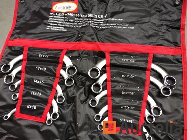 Grote foto sleutelset metrisch inch 50 delig doe het zelf en verbouw gereedschappen en machines