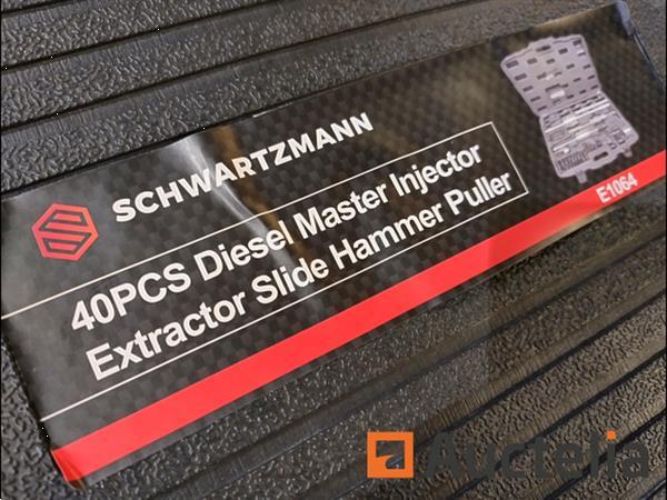 Grote foto ongebruikt schwartzmann 40 delige diesel verstuiver trekkerset doe het zelf en verbouw gereedschappen en machines