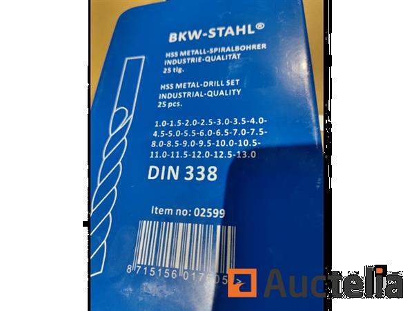Grote foto 25 dlg hss borenset metaal doe het zelf en verbouw gereedschappen en machines