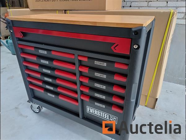 Grote foto gereedschapswagen gevuld eversteel heavy duty 12 11 doe het zelf en verbouw gereedschappen en machines