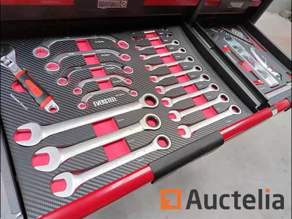 Grote foto gereedschapswagen gevuld eversteel heavy duty 12 11 doe het zelf en verbouw gereedschappen en machines