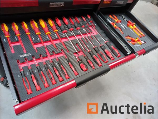 Grote foto gereedschapswagen gevuld eversteel heavy duty 12 11 doe het zelf en verbouw gereedschappen en machines