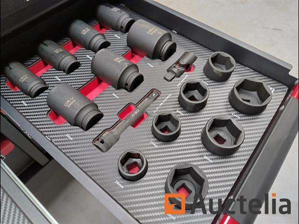 Grote foto gereedschapswagen gevuld eversteel heavy duty 12 11 doe het zelf en verbouw gereedschappen en machines