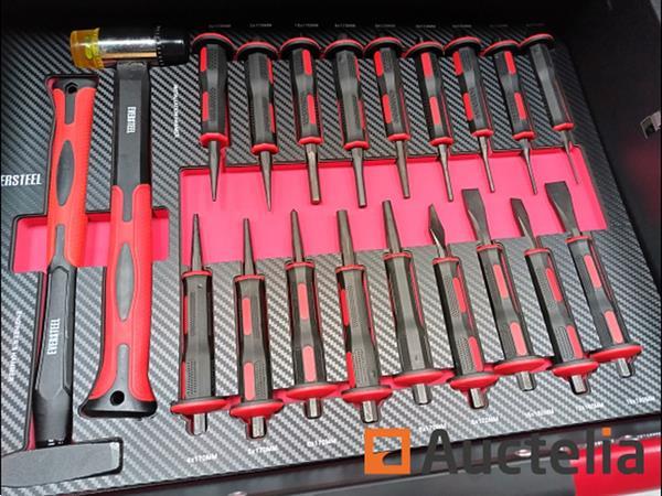 Grote foto gereedschapswagen gevuld eversteel heavy duty 12 11 doe het zelf en verbouw gereedschappen en machines