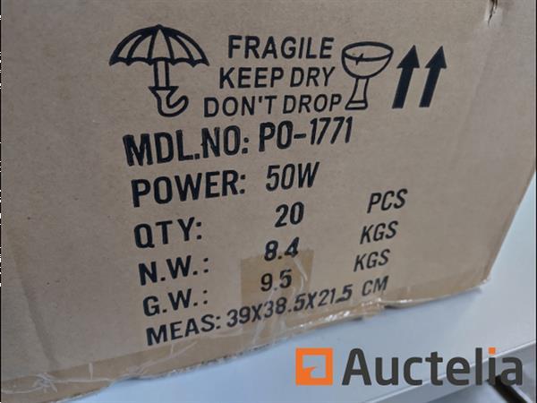 Grote foto 20x ongebruikt 50w led floodlight doe het zelf en verbouw gereedschappen en machines