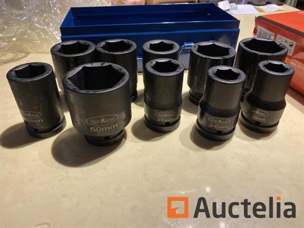 Grote foto 10 delige krachtdoppenset 1 22 50mm doe het zelf en verbouw gereedschappen en machines