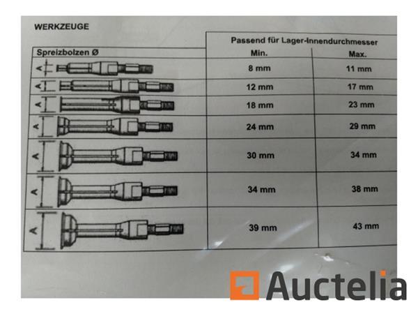 Grote foto stahlkaiser binnen en buitenlager trekkerset 10 delig doe het zelf en verbouw gereedschappen en machines
